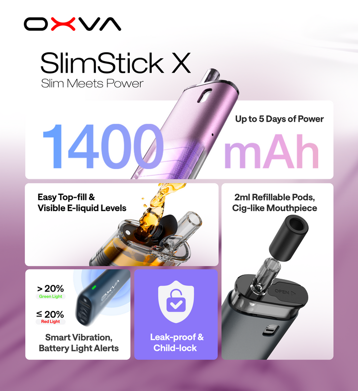slim refillable vape UK's Vaping Products Online Shop: Vape Kits, Pods, E-Liquids main image 0