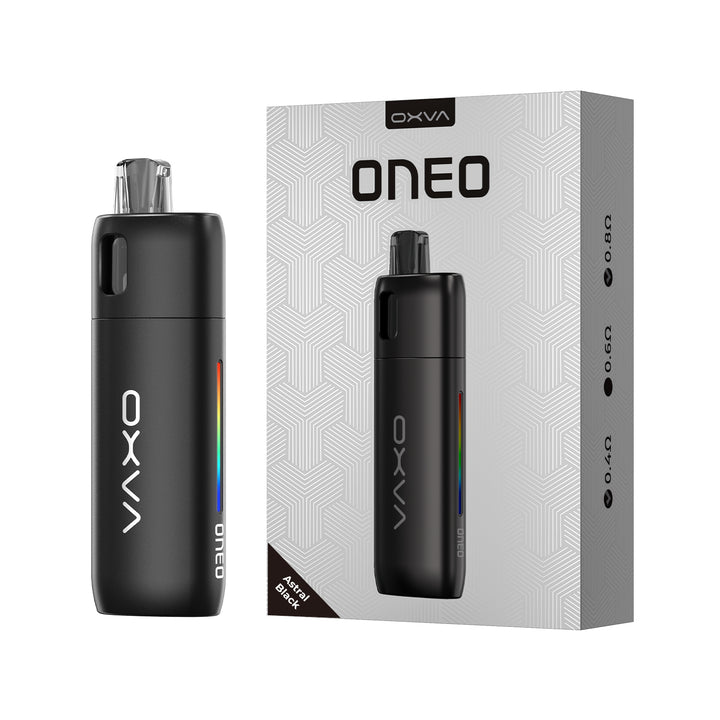 OXVA ONEO Pod Kit packaging overview.