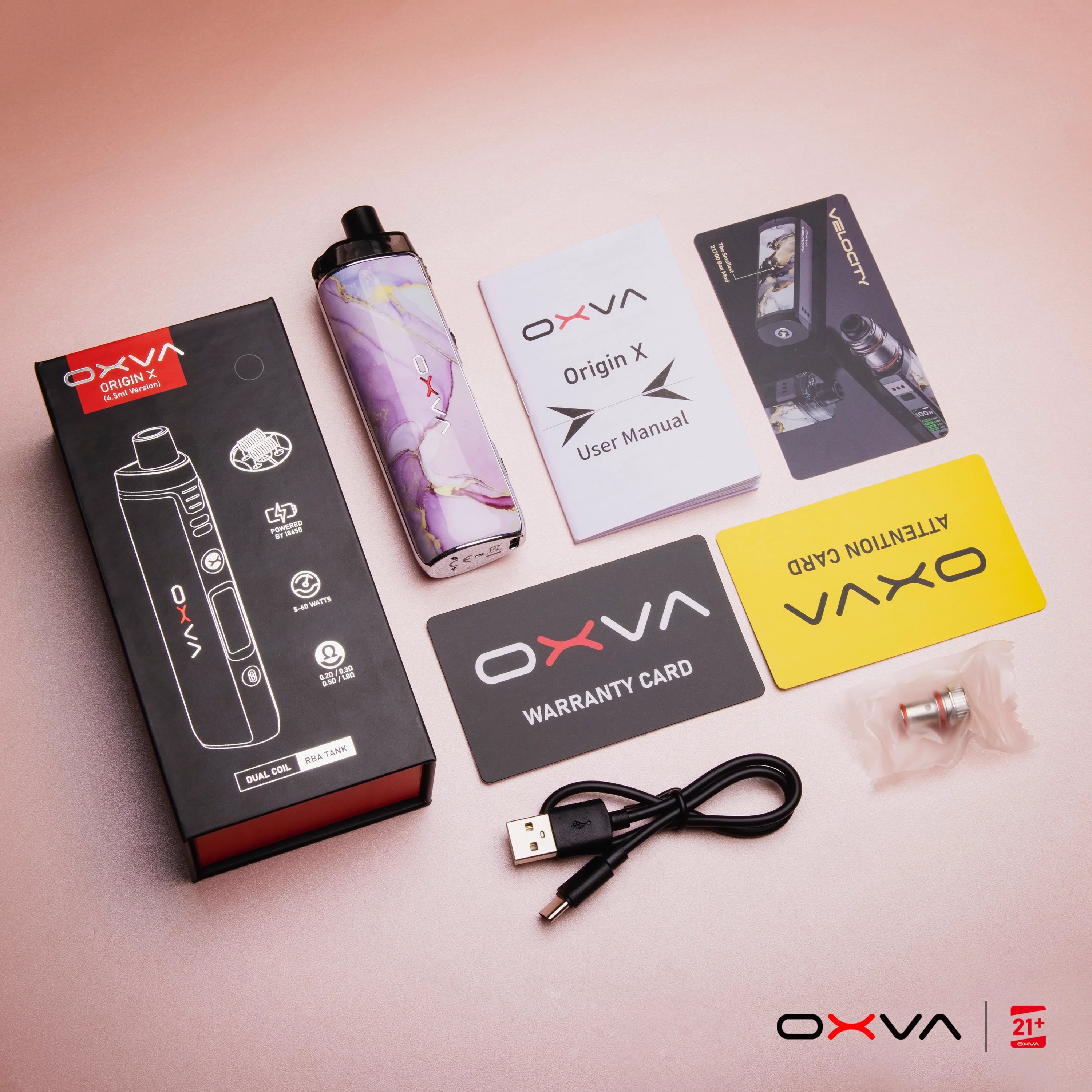 Oxva Origin 18650 OXVA Origin X 60W VW Pod System Kit Oxva Origin X Pod Mod Kit  60w Review